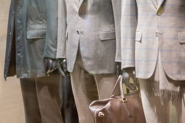 istock Men's clothing in a boutique store 946516952