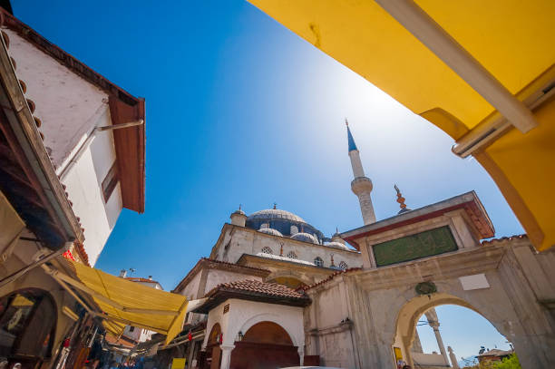istock Izzet Pasa Mosque from low angle in Safranbolu 946525168