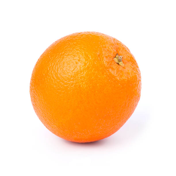 istock One whole ripe fresh juicy orange fruit isolated on white background 946541838