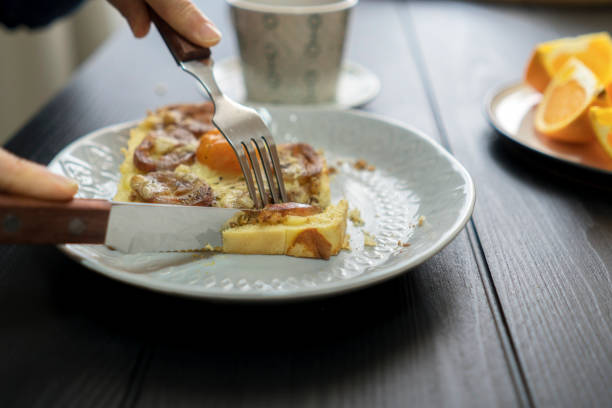 istock healthy breakfast: homemade toasted bread 946542846