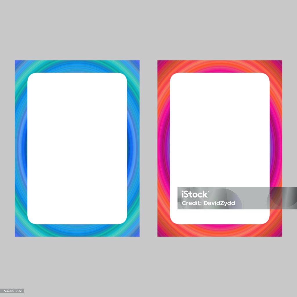 Pretty Computer Frames Colorful Computer Art Design Frame Set Stock Illustration - Download ...