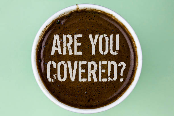 istock Word writing text Are You Covered Question. Business concept for Health insurance coverage disaster recovery written on Coffee in a Cup on the plain background. 946553998