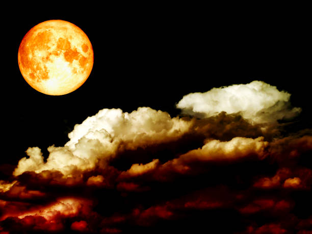istock super full blood moon heap red cloud night sky 946557132