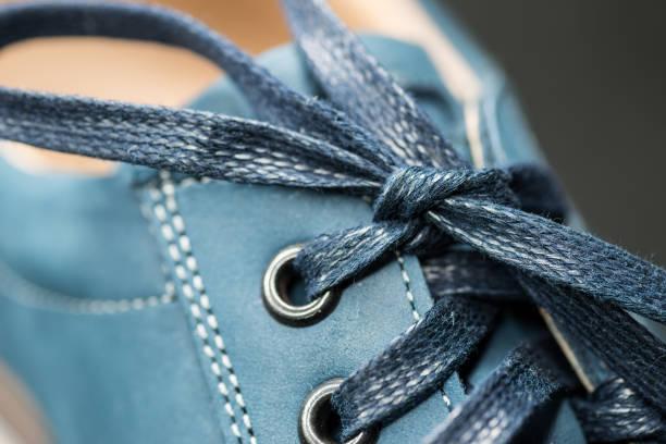 istock Leather shoes, focus on details. 946562970
