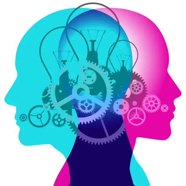 Vector illustration of Creative Brainstorming