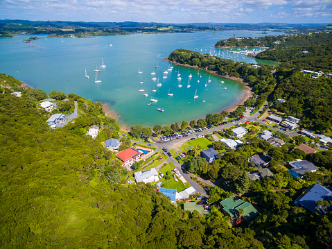Bay of Islands aerial view / New Zealand