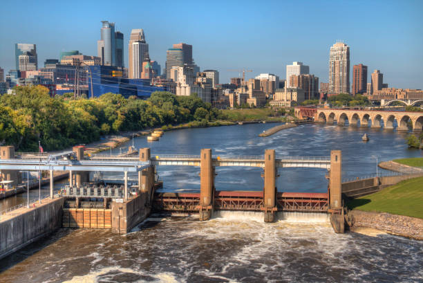 istock Minneapolis Skyline in Minnesota, USA 946586358