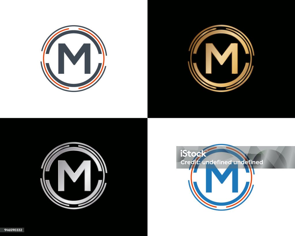 Shape With M M Circle Shape Vector Design Stock Illustration - Download Image Now ...