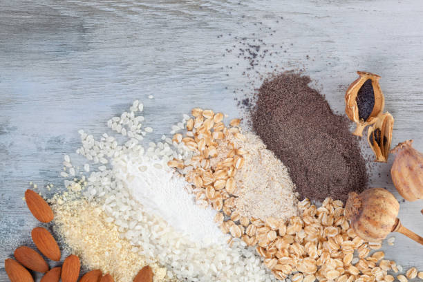 istock Various types of healthy flours. 946592540