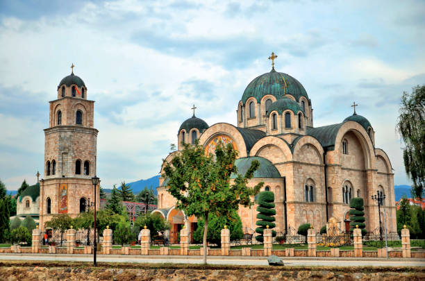 istock Holy Trinity church in Radovish, Macedonia 946593660