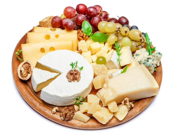 istock various types of cheese on wooden cutting board 946617646