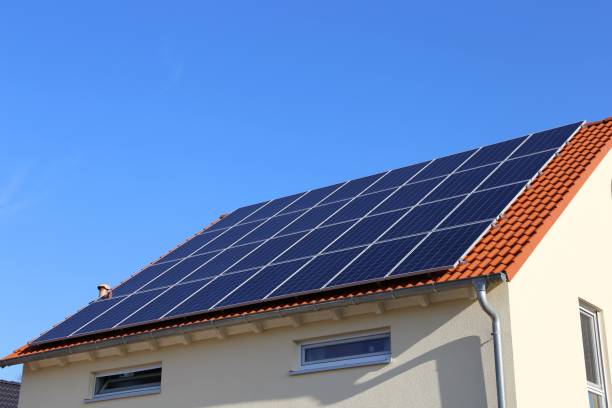istock Roof with solar panels 946625426