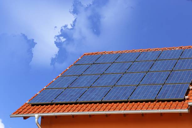 istock Roof with solar panels 946625564