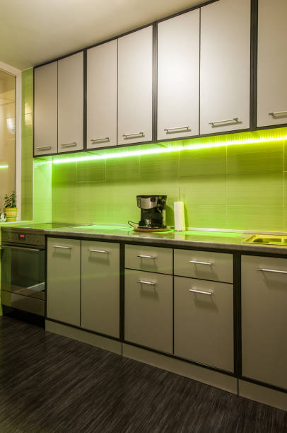 istock Modern luxury kitchen in luxury apartment interior 946676008