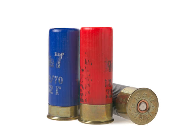 hunting cartridge on a white background