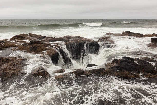 トールも、オレゴン州 - oregon beach ストックフォトと画像