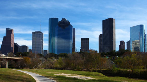 istock Houston, Texas skyline on a sunny day 946699652