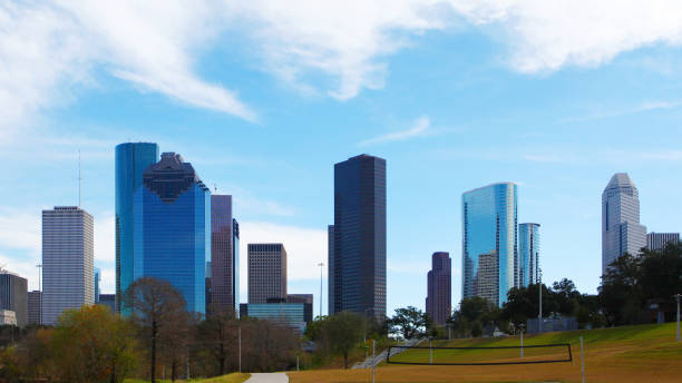 istock Houston, Texas skyline on a beautiful day 946699664