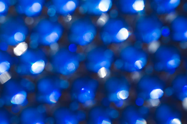 Abstract background of defocused rhinestones. Bokeh.