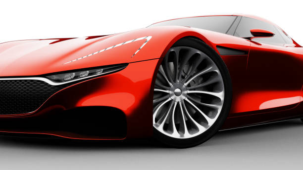 istock red sportscar studio shot 946706144