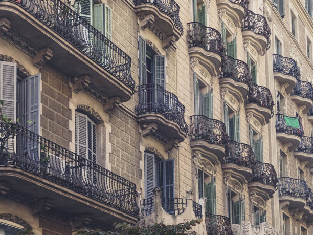istock residential building facade - beautiful old house 946707454