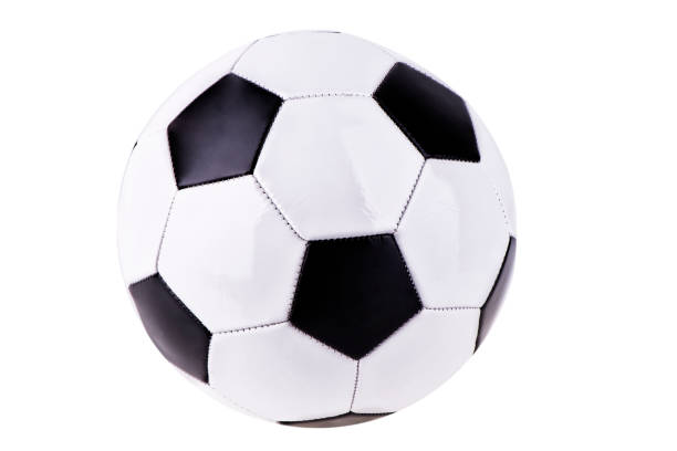 istock Traditional soccer ball, isolated on white background. 946719408