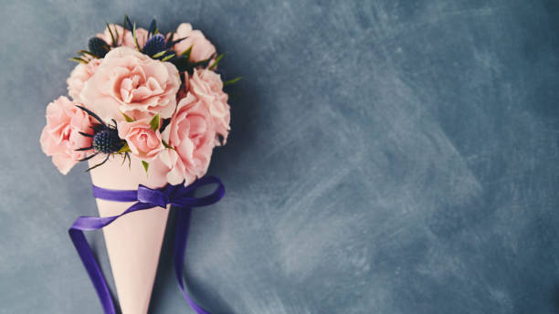 Handmade rose bouquet for Mother's Day