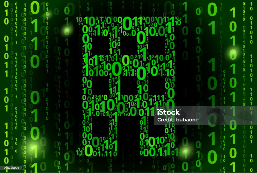 Building Binary Code Vector Pattern Background Stock Illustration ...