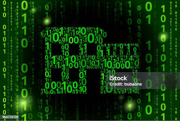 Binary Code Houses Home Binary Code Vector Pattern Background Stock Illustration ...
