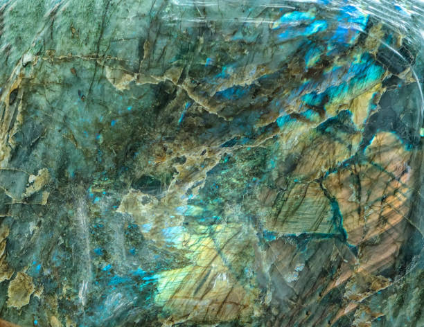 istock Chalcedony mineral stone with various stone artifacts from the crystallization of volcanic rock 946732032