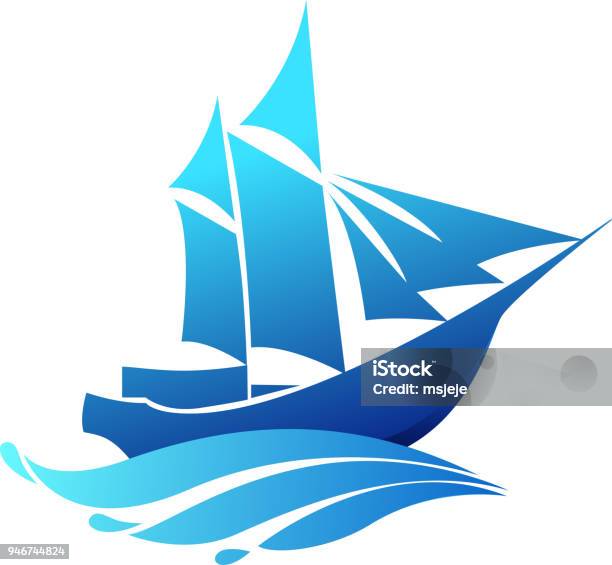 Phinisi Sailing Boat Stock Illustration - Download Image Now - Tall Ship, Sailing Ship, Vector