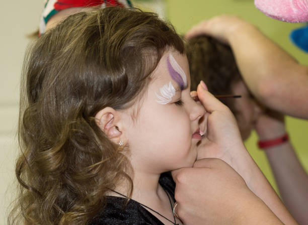 istock Girl with aqua make up 946748672
