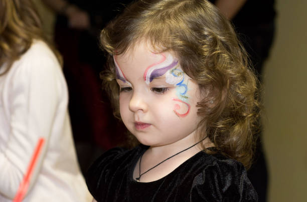 istock Girl with aqua make up 946748676