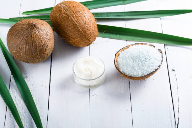 istock Coconut and beauty products 946748832
