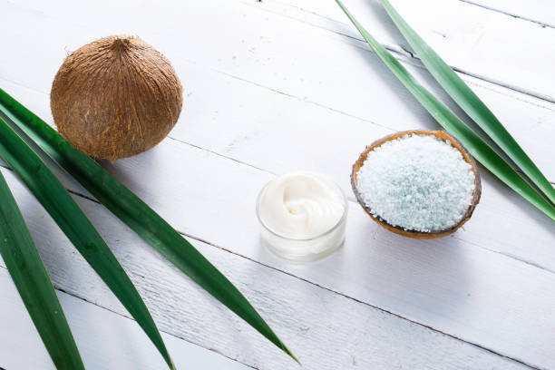 istock Coconut and beauty products 946751388