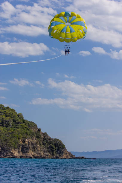istock Two girls on the parasailing 946751962