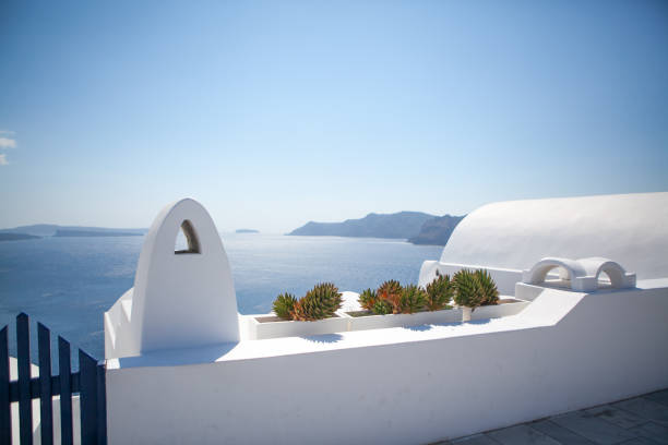 istock White architecture on Santorini island, Greece. 946754670