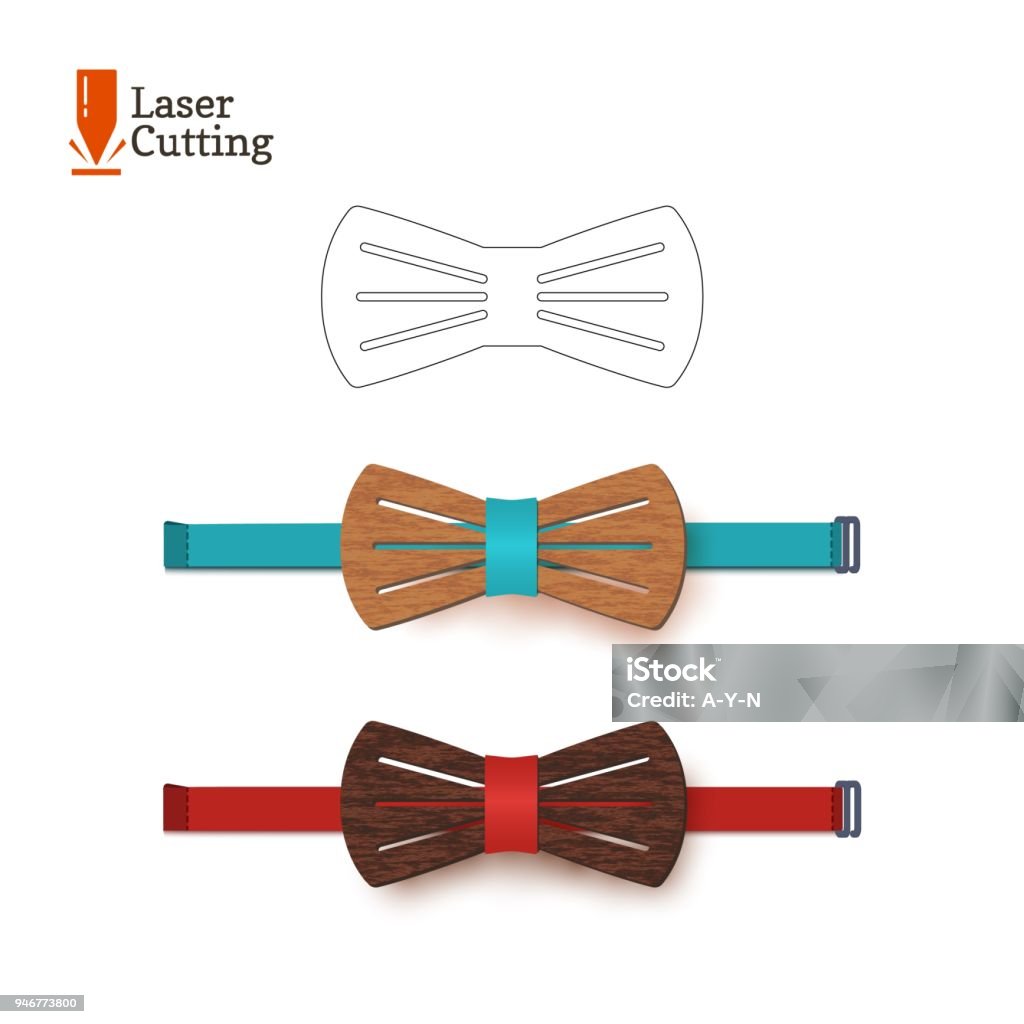 Mẫu Thắt Nơ Cắt Laser Cho Diy Hình Bóng Vector Để Cắt Một Chiếc Nơ ...