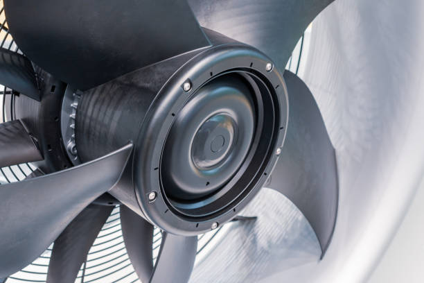 istock Powerful industrial fan. Climatic and ventilation technology 946776494