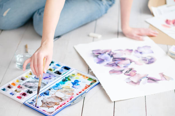istock leisure art talent expression girl drawing picture 946784170