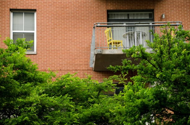 istock Balcony with yellow chair on Second Street, Austin, Texas 946804744