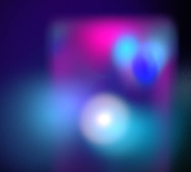 image of one Digital Fractal on Black Color