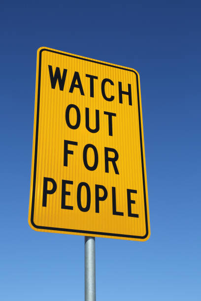 istock Warning Sign 'Watch out for People' 946812552