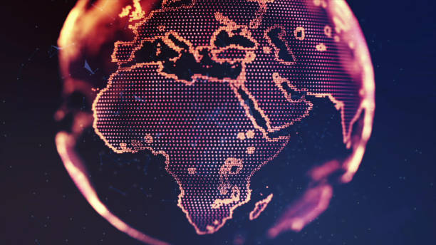 istock Global Network, Africa, Europe and Asia Perspective 946822918