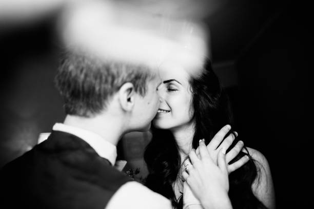istock Young couple getting ready for their wedding 946825020