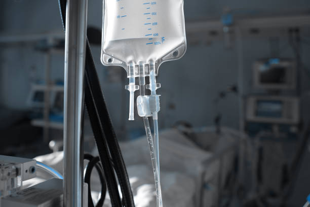 istock Unconscious patient receive treatment in the ICU 946828534