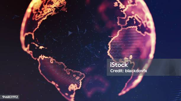 Earth Globe Stock Photo - Download Image Now - World Map, Globe - Navigational Equipment, Global Communications