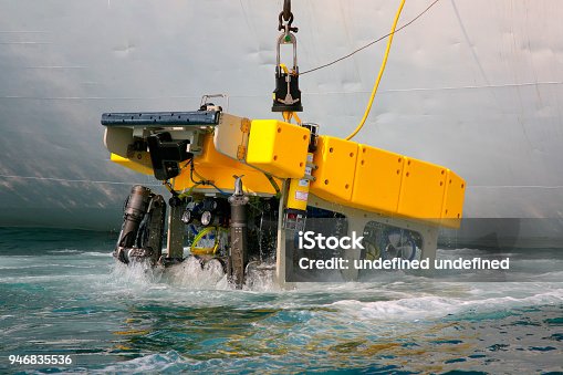 istock Remotely operated underwater vehicle (ROV) 946835536