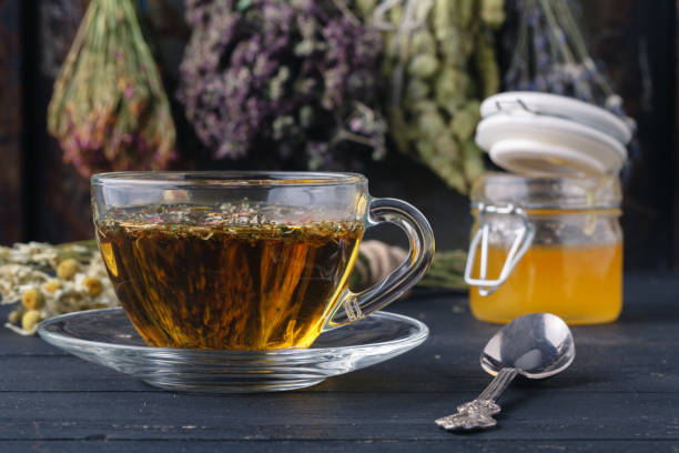 istock honey and healing herbs for folk medicine, ethnoscience concept 946838064