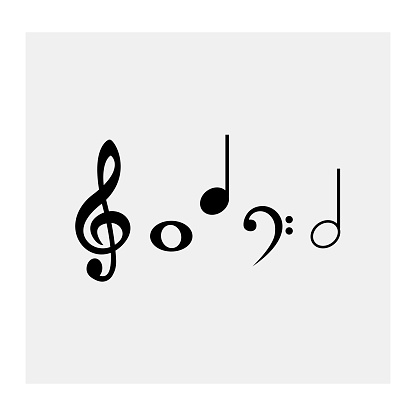 Musical notes. Vector illustration